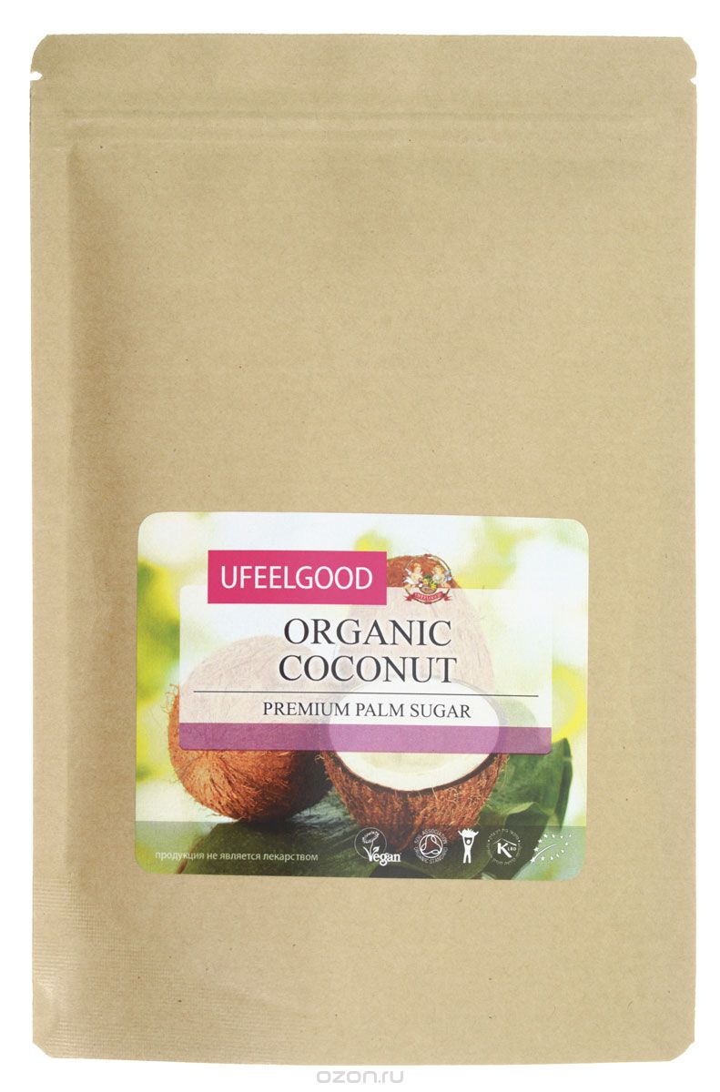 UFEELGOOD Organic Coconut Palm Sugar    , 200 
