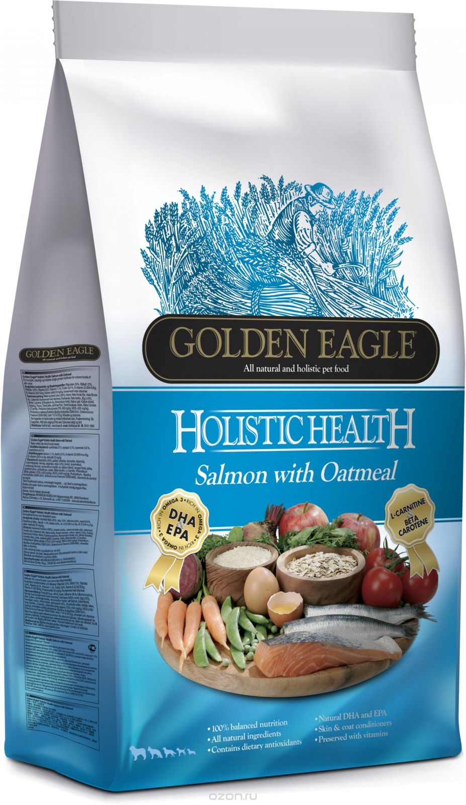   Golden Eagle Holistic Dog Adult Salmon&Oatmeal,   ,     , 12 